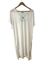 New Show Me Your Mumu Size Small Beach Coverup Sheer White