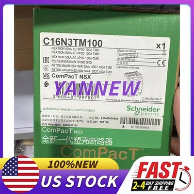 Schneider C16N3TM100 Molded Case Circuit Breaker Fast Ship