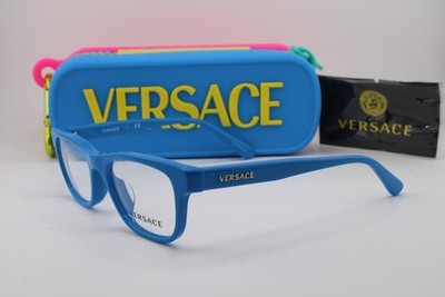 NEW VERSACE KIDS VK 3325U 5379 SKY BLUE GOLD AUTHENTIC EYEGLASSES