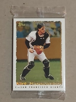 1995 Topps Cyberstats Spectralight San Francisco Giants Sealed team set