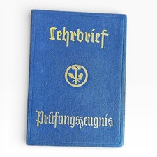 Lehrbrief Prüfungszeugnis Bäckerhandwerk Gesellenbrief 1942 Saarbrücken 57875