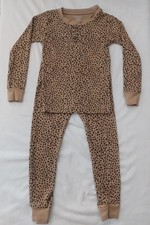 Carter's Toddler Girl Light Brown 2 Pc Leopard Print Long Sleeve Pajama Set 4T