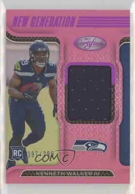 2022 Certified Mirror Pink 97/299 Kenneth Walker III #NGJ-KW Rookie RC 18mh