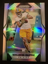 Malachi Dupre #202 Prizm Silver Prizm NFL Football 2017 Green Bay Packers RC