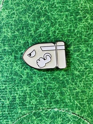 Bullet Bill Super Mario Golf Ball Marker
