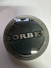 Borbet Center Cap 74404 5348 Gloss With Rippled Chrome Logo Snap In