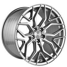 19x8.5 Vertini Wheels Rfs2.6 Machined Silver Rims 4pcs