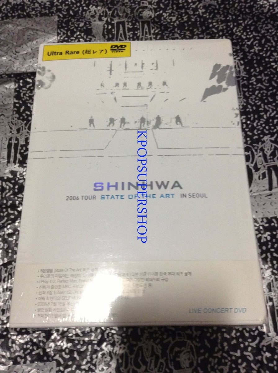 Shinhwa 2006 Tour State of the Art in Seoul DVD NEW SEALED OOP