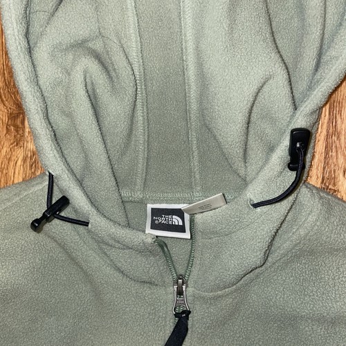 The North Face Jacket Tekno Ridge Pullover Hoodie 1/4 Snap Womens L Olive stain - Picture 2 of 14