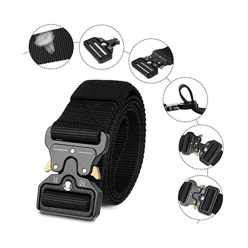 Cinturón Militar Ejército Nylon Cinturón Táctico Belt Hebilla de Carga Pesada Unisex - Imagen 2 de 8