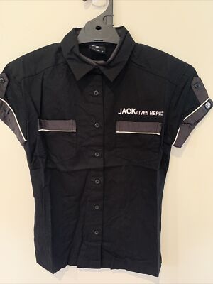 Jack Daniels Tennessee Whiskey Womens Button Up Shirt Size