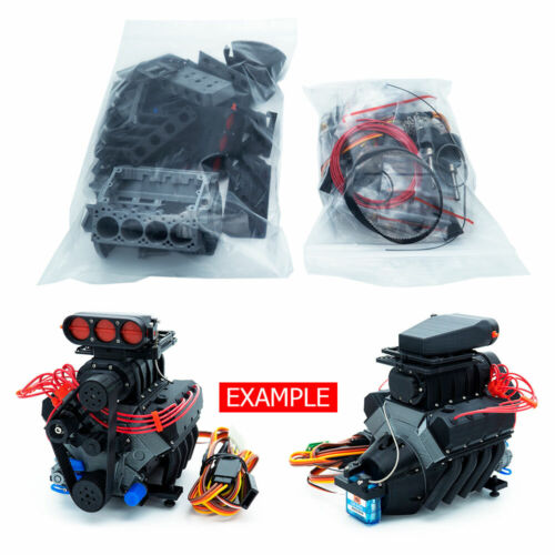 DarkDragonWing 1/10 RC V8 H Engine Unassembled Kit - Zdjęcie 1 z 7