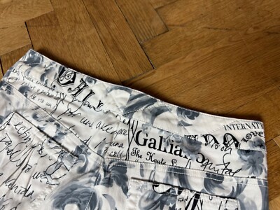john galliano ニュースペーパー柄　ストレッチデニムジャケット　XL $_57.JPG?set_id=880000500F