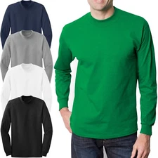 Mens Mock Turtleneck Shirt P&C 100% Cotton  S-XL, 2XL, 3XL, 4XL NEW