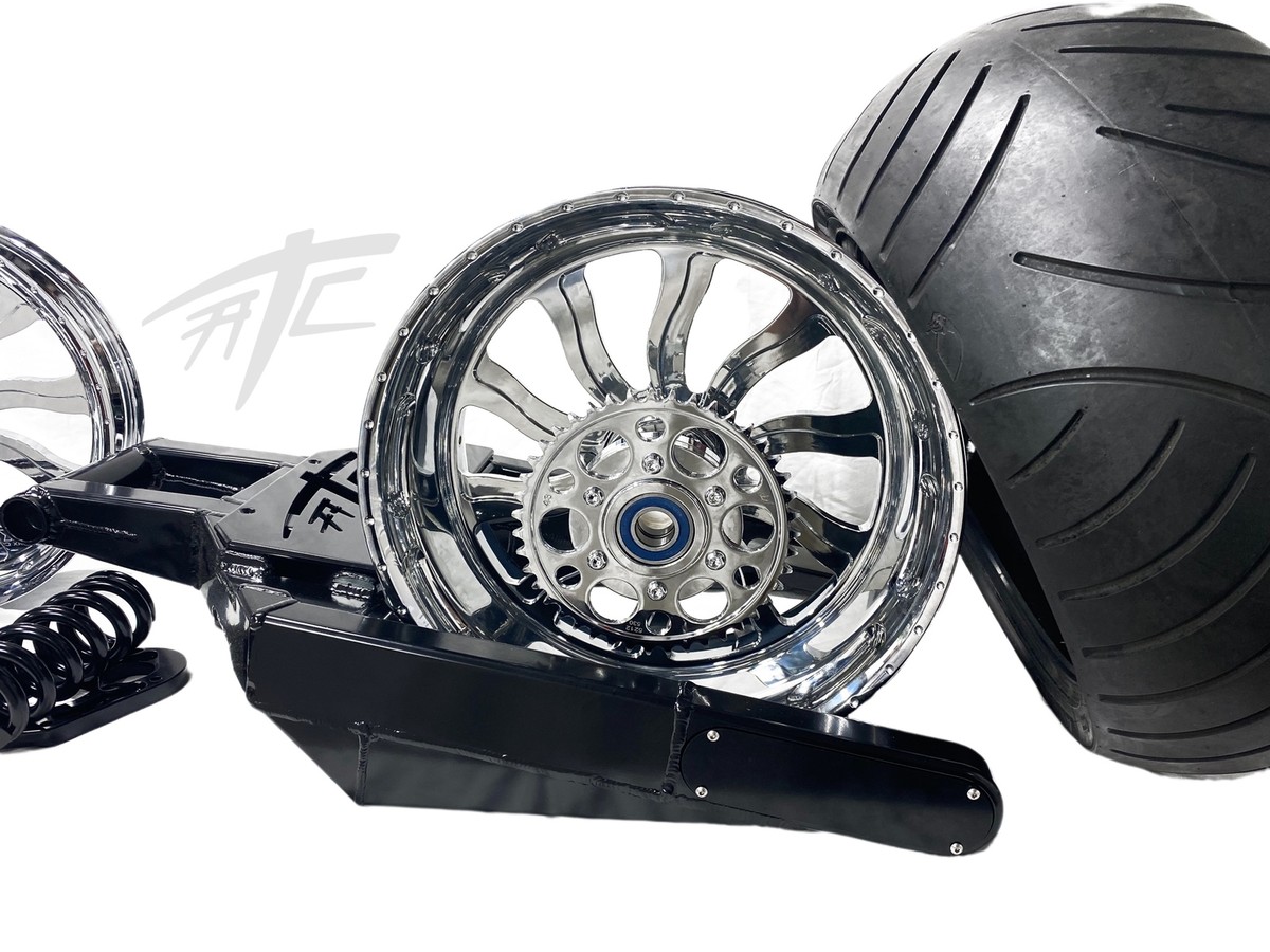 300 OSD FAT TIRE KIT CHROME INFERNO WHEELS 12-25 KAWASAKI