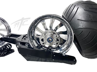300 OSD FAT TIRE KIT CHROME INFERNO WHEELS 12-25 KAWASAKI NINJA ZX