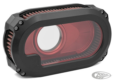 Luftfilter C-Thru Next Level Ken'S Factory Schwarz Für Harley Davidson