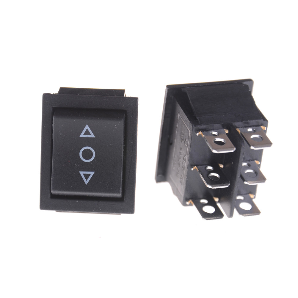 2x 6 Pins On-Off-On Rocker Switch Momentary Rocker Switch Hot A^$i ...