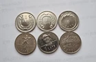 1 lat (x 6 pieces) 2004-2011 Latvia, Latvian folk symbols