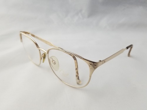 VINTAGE CHRISTIAN LACROIX 7410 40 GOLD OPTICAL FRAME 57-17-130 MADE IN AUSTRIA - Picture 2 of 12