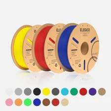 【Buy 6 Get 4 Free,Add 10】ELEGOO PLA+ 3D Printer Material Filament Tougher 1KG