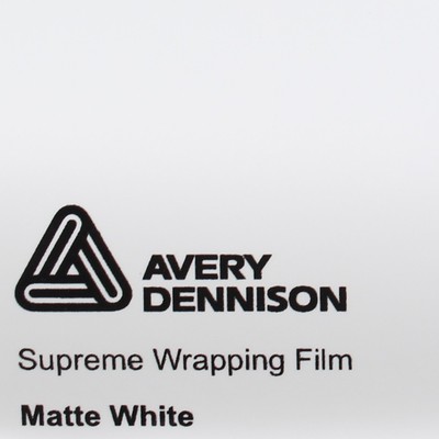 (29 /m²) Avery Supreme Wrapping Film SWF Autofolie gegossen Folie Matt Glanz