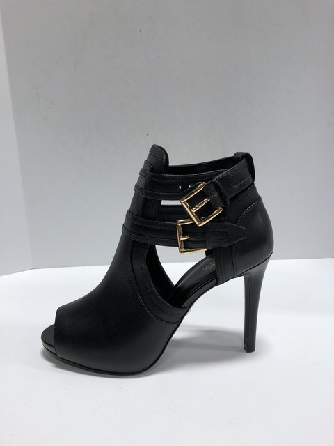 mk open toe booties