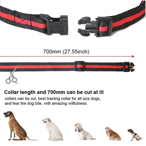 2700 pies remoto cuello de entrenamiento de choque para perros recargable impermeable LCD entrenador de mascotas - Imagen 3 de 21