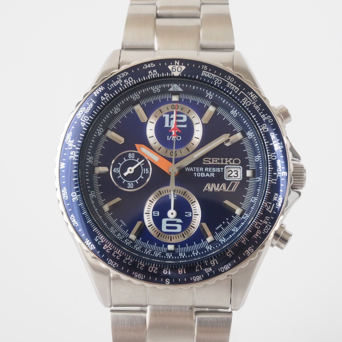 Seiko Flightmaster Pilot 7T92-0CF0/SZER021 ANA Chronograph