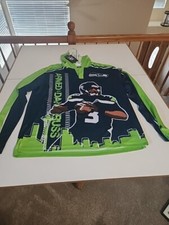 Seattle Seahawks Russell Wilson 3 NFL Player Poly Hoody