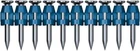 Bosch Metall-/Stahlnägel 25mm NB-25 für Betonnagler GNB 18V-38