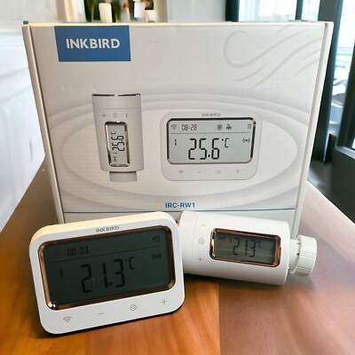Inkbird IRC-RW1 WLAN Heizkörperthermostat mit Gateway, App-Steuerung Und Konsole
