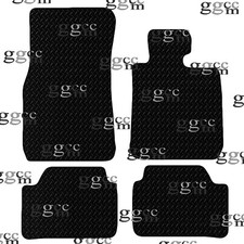 FITS BMW 1 SERIES (F20/ F21) 2011 TO 2019 TAILORED BLACK RUBBER CAR FLOOR MATS