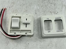 American Components AH-SLD-1-HS01 SLD 12V White 10A RV Slide Dimmer Switch
