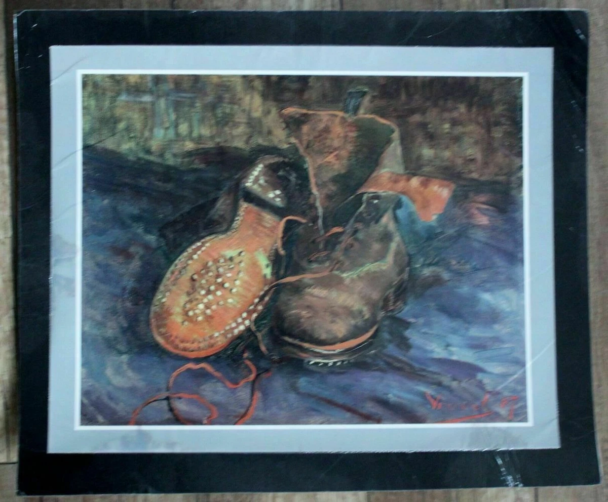 Pair of Shoes 1887 Vincent Van Gogh 1980s Work Boots Art Print