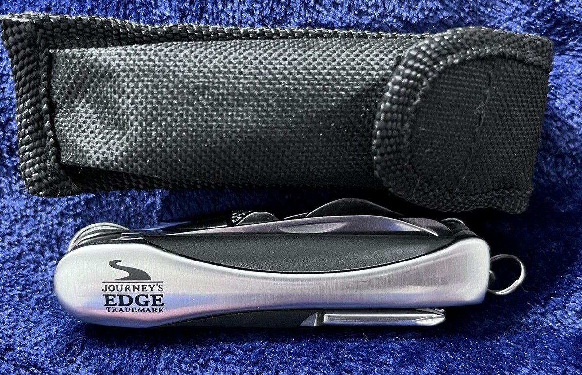 Outil Multifonction De Poche Journey's Edge Pour Golfeur, Argenté, Avec étui En Nylon, Neuf