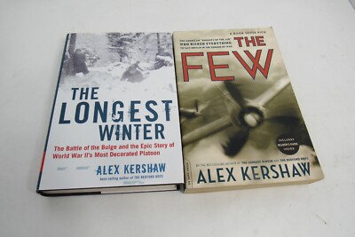 Set of Two Alex Kershaw Books The Few and The Longest Winter