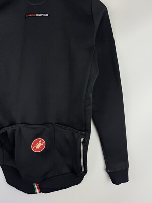 Castelli Rosso Corsa Polartec Men's Cycling Windbreaker Jacket
