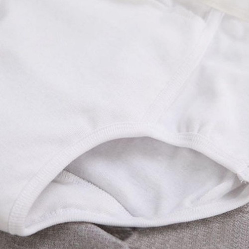 2 pezzi assorbenti lavabili incontinenza aiuto biancheria intima di cotone slip - Foto 7 di 7