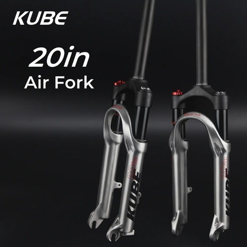 MTB Folding Bicycle Air Suspension Fork 20In Adjustable with Lock Shock Absorber - Picture 11 of 25