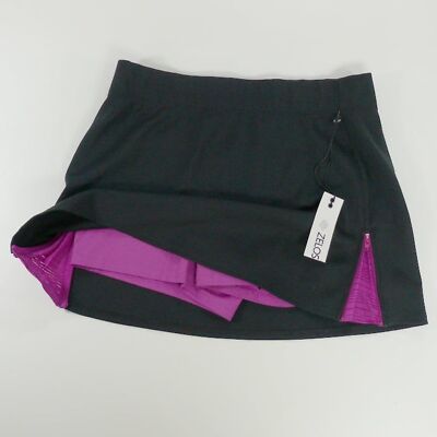 NWT ZELOS sport skirt skort black magenta color sz M free shipping