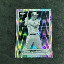 2022 Topps Chrome Sonic Black & White Raywave Trey Mancini Baltimore Orioles