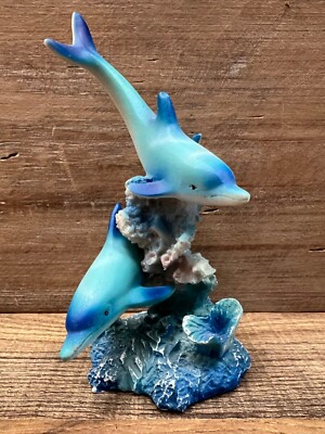 Dolphin Resin Figurine 6'' x 3.5''