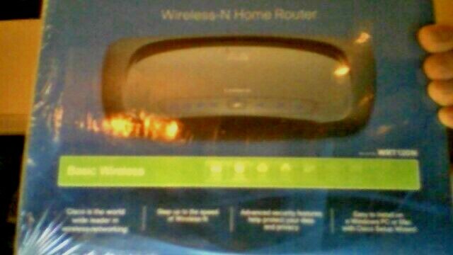 CISCO Linksys ( WRT120N ) 150 Mbps 4-Port 10/100 - Wireless N Router Klasyczny, nowy