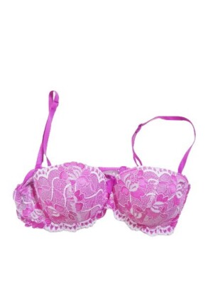 Damen Frauen Rosa Basic Tunika BH Größe 34B Regular