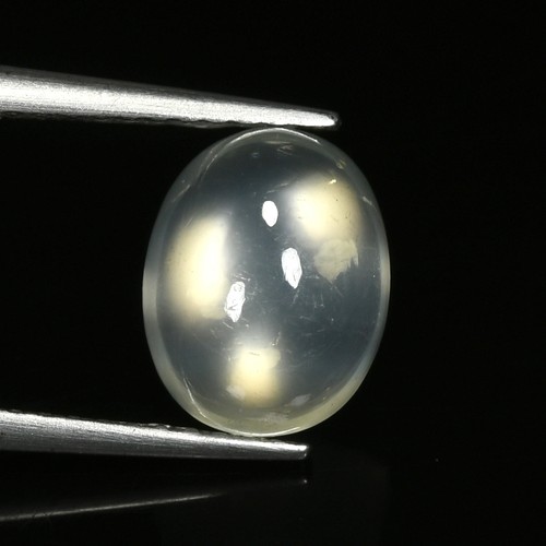 2.26 Ct Dazzling Perfect Oval 8.7 x 6.9 MM 100% Natural Green India MOON STONE !