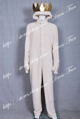 Where the Wild Things Are Wolf Max Records Adult Halloween Cosplay Costume 