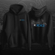 BMW K100 Hoodie, Motorcycle pullover for Motorrad Riders