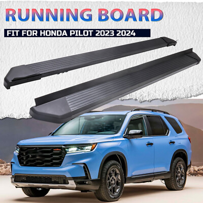 Aluminum Running Boards For Honda Pilot 2023-2025 Side Steps 600LBS Nerf Bar
