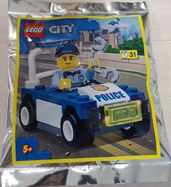 LEGO City Police Car Foil Pack Set 952201